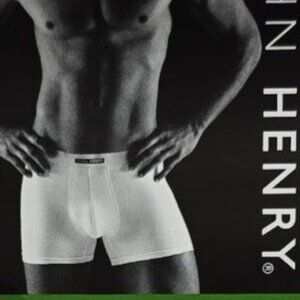 NWT JOHN HENRY MED Premium Cotton Stretch Contour Boxer Brief